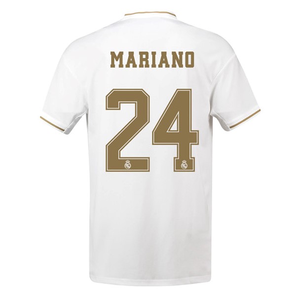 Maillot Football Real Madrid NO.24 Mariano Domicile 2019-20 Blanc